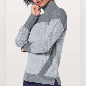 Lululemon Warm & Restore SweaterMagnet Grey / Starlight - 17” PTp Sz 4